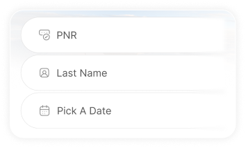 Enter your PNR